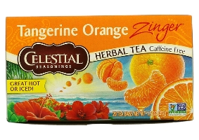 Celest Seasonings, Herbal Tea, Tangerine Orange Zinger - Caffeine